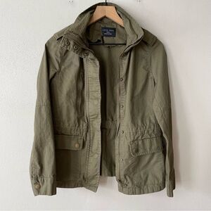 Love Tree Olive Green Utility Jacket - Size: Small